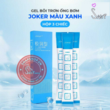 (Snapshop) Gel bôi trơn ống bơm Joker màu xanh - Dưỡng ẩm, không mùi - Hộp 3 ống Chính Hãng