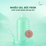 (Snapshop) Bao cao su Sagami Xtreme Type E Green Box - Siêu điểm nổi, siêu mỏng - Hộp 10 cái Chính Hãng