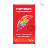 (Snapshop) Bao cao su Powergra Classic - Siêu mỏng, truyền nhiệt nhanh, hương trái cây - Hộp 10 cái Chính Hãng