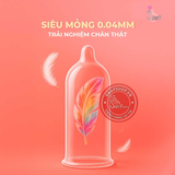 (Snapshop) Bao cao su Powergra Classic - Siêu mỏng, truyền nhiệt nhanh, hương trái cây - Hộp 10 cái Chính Hãng