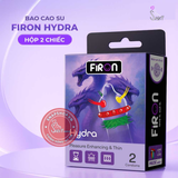 (Snapshop) Bao cao su Firon Hydra - Hộp 1 bao nhiều vòng gai, bi siêu lớn + 1 bao Firon Rush (Hộp 2 cái) Chính Hãng