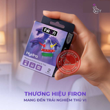 (Snapshop) Bao cao su Firon Hydra - Hộp 1 bao nhiều vòng gai, bi siêu lớn + 1 bao Firon Rush (Hộp 2 cái) Chính Hãng
