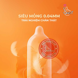 (Snapshop) Bao cao su Firon Slide - Siêu mỏng, chống tuột, hương trái cây - Hộp 10 cái Chính Hãng