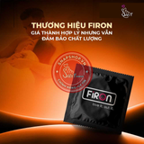(Snapshop) Bao cao su Firon Slide - Siêu mỏng, chống tuột, hương trái cây - Hộp 10 cái Chính Hãng