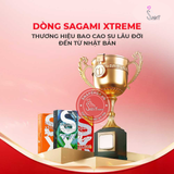 (Snapshop) Bao cao su Sagami Xtreme Dotty G Mint Feel Long - Siêu điểm nổi, ôm sát - Hộp 10 cái Chính Hãng