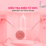 (Snapshop) Bao cao su Okamoto 0.01 PU - Siêu mỏng tàng hình, truyền nhiệt chân thật - Hộp 4 cái Chính Hãng
