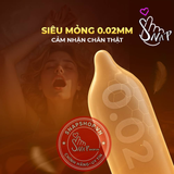 (Snapshop) Bao cao su Okamoto 0.02 Hydro PU - Siêu mỏng, truyền nhiệt nhanh - Hộp 3 cái Chính Hãng