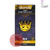(Snapshop) Bao cao su Okamoto Crown - Siêu mỏng nhẹ và mềm mại - Hộp 10 cái Chính Hãng
