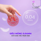 (Snapshop) Bao cao su Okamoto Crown - Siêu mỏng nhẹ và mềm mại - Hộp 10 cái Chính Hãng