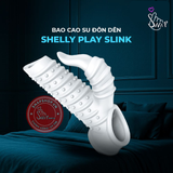 (Snapshop) Bao cao su đôn dên Shelly Play Slink hở quy đầu Chính Hãng