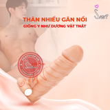 (Snapshop) Bao cao su đôn rên rung Leten Thread Rhythm Chính Hãng