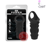 (Snapshop) Bao cao su đôn dên Chisa Renegade Power Cage - Black Chính Hãng