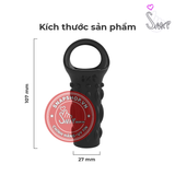 (Snapshop) Bao cao su đôn dên Chisa Renegade Power Cage - Black Chính Hãng
