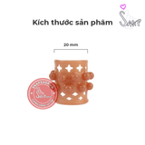 (Snapshop) Bao cao su đôn dên khúc Chisa Overtime Enhancer S Chính Hãng