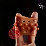 (Snapshop) Bao cao su đôn dên khúc Chisa Overtime Enhancer S Chính Hãng