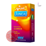 (Snapshop) Bao cao su Juncai Pleasuremax - Gân và điểm nổi - Hộp 12 cái Chính Hãng