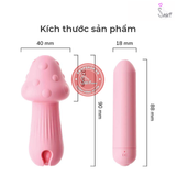 (Snapshop) Máy massage hình nấm Shelly Play Mushroom Chính Hãng