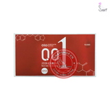 (Snapshop) Bao cao su OLO 0.01 Đỏ - Siêu mỏng, nóng ấm - Hộp 10 cái Chính Hãng
