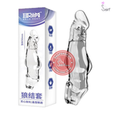 (Snapshop) Bao cao su đôn dên Aichao Wolf Knot S tăng 50mm Chính Hãng