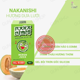(Snapshop) Bao cao su Nakanishi - Siêu mỏng 0.03mm - Hương dưa lưới - Hộp 4 cái Chính Hãng