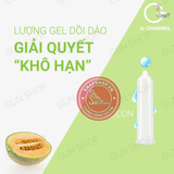 (Snapshop) Bao cao su Nakanishi - Siêu mỏng 0.03mm - Hương dưa lưới - Hộp 4 cái Chính Hãng