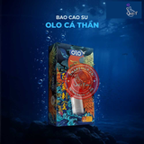 (Snapshop) Bao cao su OLO Cá thần - Gai cạnh - Hộp 1 cái + 1 bi silicon Chính Hãng