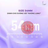 (Snapshop) Bao cao su Firon Max 54 - Size 54mm, siêu mỏng, kéo dài thời gian - Hộp 10 cái Chính Hãng