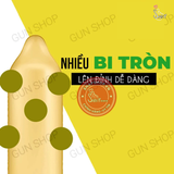 (Snapshop) Bao cao su Gold - Gai và bi - Hộp 2 cái Chính Hãng
