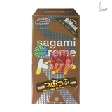 (Snapshop) Bao cao su Sagami Feel Up - Siêu điểm nổi - Hộp 10 cái Chính Hãng