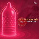 (Snapshop) Bao cao su Durex Pleasuremax - Size lớn 56mm, gân và điểm nổi - Hộp 12 cái Chính Hãng