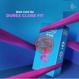(Snapshop) Bao cao su Durex Close Fit - Ôm khít, 49mm - Hộp 12 cái Chính Hãng