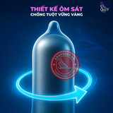 (Snapshop) Bao cao su Durex Close Fit - Ôm khít, 49mm - Hộp 12 cái Chính Hãng