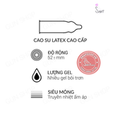 (Snapshop) Bao cao su SO Ultrathin - Siêu mỏng - Hộp 12 cái Chính Hãng
