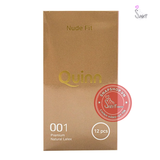 (Snapshop) Bao cao su Quinn Nude Fit - Siêu mỏng, chống tuột - Hộp 12 cái Chính Hãng
