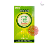 (Snapshop) Bao cao su Muaisi Xanh Lá - Siêu mỏng, hương dâu - Hộp 10 cái Chính Hãng