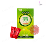 (Snapshop) Bao cao su Muaisi Xanh Lá - Siêu mỏng, hương dâu - Hộp 10 cái Chính Hãng