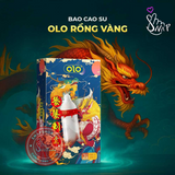 (Snapshop) Bao cao su OLO Rồng vàng - Gai bi vòng - Hộp 1 cái + 1 bi silicon Chính Hãng