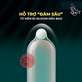(Snapshop) Bao cao su OLO Nai - Gai đầu - Hộp 1 cái + 1 bi silicon Chính Hãng