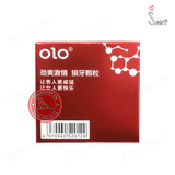 (Snapshop) Bao cao su OLO 0.01 Large Bump Stimulation - Siêu mỏng, nóng ấm, hương vani - Hộp 10 cái Chính Hãng