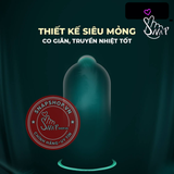 (Snapshop) Bao cao su OLO 0.01 Đen - Siêu mỏng, hương vani - Hộp 10 cái Chính Hãng