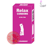 (Snapshop) Bao cao su Relax - Hương dâu - Hộp 12 cái Chính Hãng