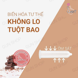 (Snapshop) Bao cao su Nakanishi - Siêu mỏng 0.03mm - Hương chocolate - Hộp 4 cái Chính Hãng