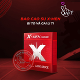(Snapshop) Bao cao su X-men - Bi to và gai li ti - Hộp 1 cái Chính Hãng