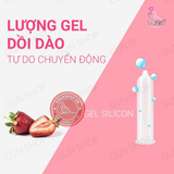 (Snapshop) Bao cao su Nakanishi - Siêu mỏng 0.03mm - Hương dâu - Hộp 4 cái Chính Hãng