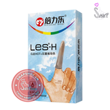 (Snapshop) Bao cao su ngón tay nóng ấm - Beilile Les-H - Hộp 8 cái Chính Hãng