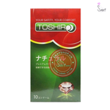 (Snapshop) Bao cao su Toshiro Trơn - Mỏng trơn - Hộp 10 cái Chính Hãng