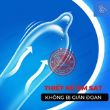 (Snapshop) Bao cao su Toshiro Trơn - Mỏng trơn - Hộp 10 cái Chính Hãng