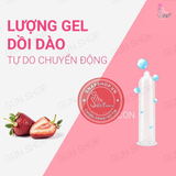 (Snapshop) Bao cao su Nakanishi - Siêu mỏng 0.03mm - Hương dâu - Hộp 4 cái Chính Hãng