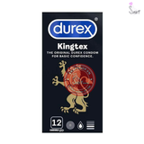 (Snapshop) Bao cao su Durex Kingtex - Size nhỏ 49mm, ôm sát - Hộp 12 cái Chính Hãng