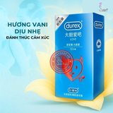 (Snapshop) Bao cao su Durex Love - Siêu mỏng, hương vani - Hộp 10 cái Chính Hãng
